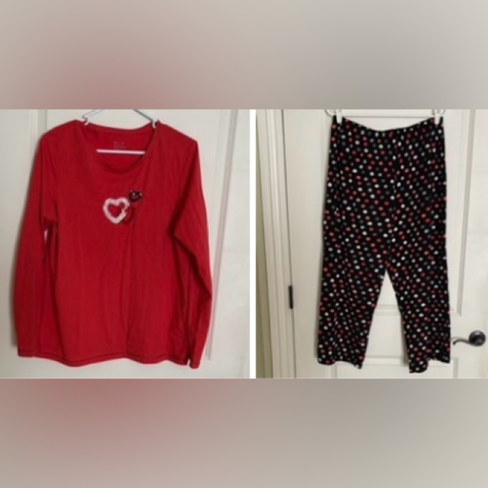 Hue long sleeve pajama set